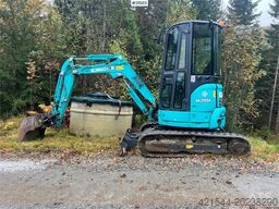 Kobelco Sk25SR-6E Excavator w/ sanding bucket, digging buc