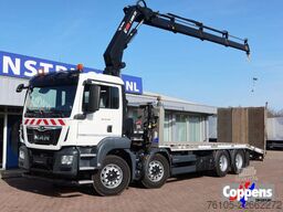 Automašīnu pārvadātājs furgons MAN TGS 35.360 8x2 Oprijvrachtwagen + Hiab 228 E3