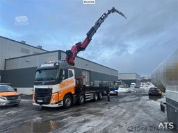 Volvo FH crane truck 8x2 w/ 95 t/m crane, jib and winch,