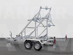 Stedele KTT 35 | E-WINDE | MICROROHRAUFNAHME 330X163CM 3500KG KABELTROMMELANHÄNGER
