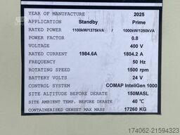 Cummins KTA50-G3 - 1375 kVA Generator - DPX-18819