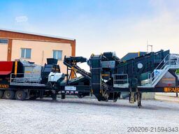 FABO crusher 80-100 TPH Mobile Jaw Crusher