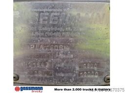 Abrollcontainer Plattform mit Rungen