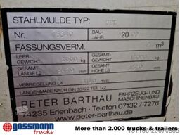 Peter Barthau Abrollcontainer 19 cbm, Flügeltüren