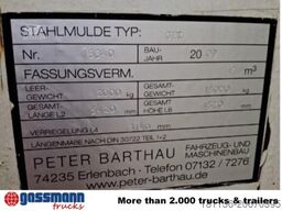 Peter Barthau Abrollcontainer 14 cbm, Flügeltüren