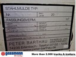 Peter Barthau Abrollcontainer 14 cbm, Flügeltüren
