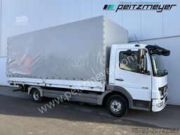 Mercedes-Benz Atego 818 L Pritsche + LBW, Klima, AHK, 3 Sitzer