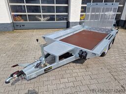 Martz 3500kg Bagger Maschinen Anhänger Auffahrklappe Nutzlast 2730kg aus Vorrat verfügbar