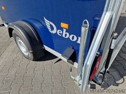 Cheval Liberté Debon Anhänger Polycargo 1300 blau Seitentür Pullman 100km/H direkt online verfügbar