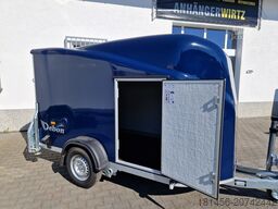 Cheval Liberté Debon Anhänger Polycargo 1300 blau Seitentür Pullman 100km/H direkt online verfügbar