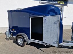 Cheval Liberté Debon Anhänger Polycargo 1300 blau Seitentür Pullman 100km/H direkt online verfügbar