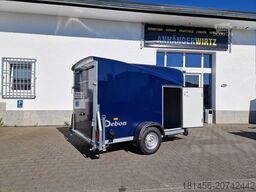 Cheval Liberté Debon Anhänger Polycargo 1300 blau Seitentür Pullman 100km/H direkt online verfügbar