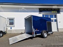 Cheval Liberté Debon Anhänger Polycargo 1300 blau Seitentür Pullman 100km/H direkt online verfügbar