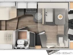 SUNLIGHT Adventure T 67S TV-Paket Combi 6E AWT isoliert