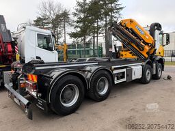 Mercedes-Benz AROCS 4143 8X4 WAF HOOKLIFT + CRANE EFFER 395 4...