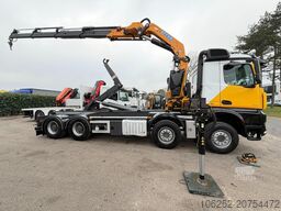 Mercedes-Benz AROCS 4143 8X4 WAF HOOKLIFT + CRANE EFFER 395 4...