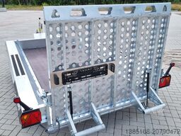 Martz 290cm x 150cm Baumaschinen Anhänger Hubsteiger 3t NEU