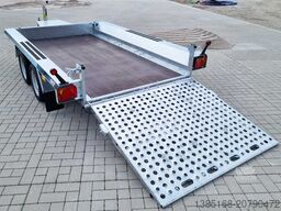 Martz 290cm x 150cm Baumaschinen Anhänger Hubsteiger 3t NEU