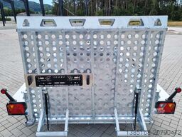 Martz 290cm x 150cm Baumaschinen Anhänger Hubsteiger 3t NEU