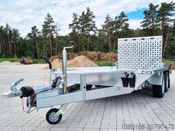 Martz 290cm x 150cm Baumaschinen Anhänger Hubsteiger 3t NEU