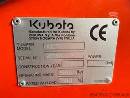 Kubota U17-3α / U10-3 / Kettendumper KC70