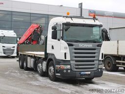 SCANIA R 560, FASSI F260XP, AIR SUSPENSIONS, BEACONS