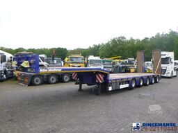 Kassbohrer 5-axle semi-lowbed trailer 84 t + ramps