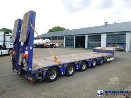 Kassbohrer 5-axle semi-lowbed trailer 84 t + ramps