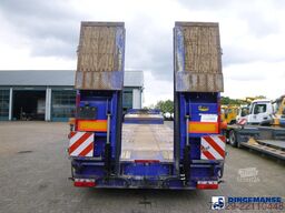 Kassbohrer 5-axle semi-lowbed trailer 84 t + ramps