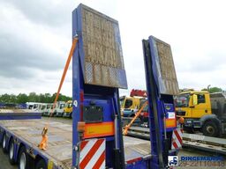 Kassbohrer 5-axle semi-lowbed trailer 84 t + ramps
