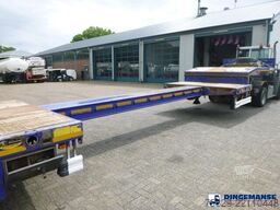 Kassbohrer 5-axle semi-lowbed trailer 84 t + ramps