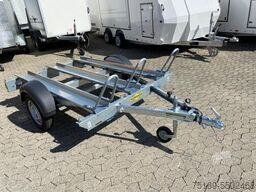 Humbaur Motorradanhänger HM 752113, 100 km/h 0,75 t. 2095 x 1365 x 70 mm