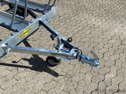 Humbaur Motorradanhänger HM 752113, 100 km/h 0,75 t. 2095 x 1365 x 70 mm