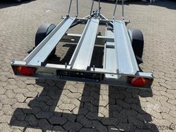 Humbaur Motorradanhänger HM 752113, 100 km/h 0,75 t. 2095 x 1365 x 70 mm