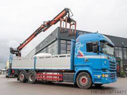 SCANIA R580 V8 Schalter 6x2 Ladekran Atlas Typ 165.2v-A