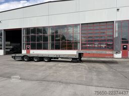 Möslein STO 3 Schwebheim  3 Achs Satteltieflader Plato 45 t GGfür Fertigteile, Baumaschinen
