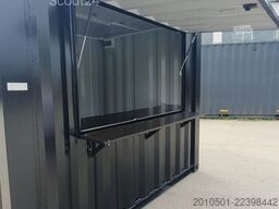 10FT Barcontainer Imbisscontainer Eventcontainer KONTENER RAL9005