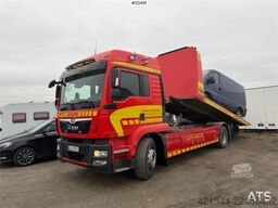 MAN TGM 4x2 tow truck w/ 6 seats, tow boom and Isoli b