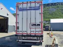 Ekeri 3-axle cabinet semitrailer w/ full side opening.