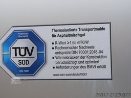 SCHWARZMÜLLER STAHLMULDE THERMO 24 m³ /BPW /ECAS / HARDOX