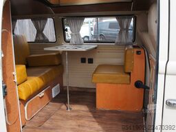 VW T2 A Westfalia Camper Hubdach Festbett