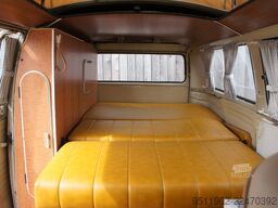 VW T2 A Westfalia Camper Hubdach Festbett
