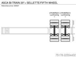 ASCA BI-TRAIN 20''+ SELLETTE/FIFTH WHEEL