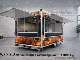 Imbissanhänger , Grillwagen Bar Sofort verfügbar | Finanzierung möglich