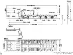 Faymonville 4-1+3-Achs-Tele-Semi-Radmulden-Rampen-zg