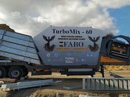 FABO mobile concrete mixing plants 60 m³/h