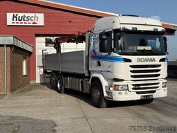 SCANIA G 450 6x2/2 Baustoff + Kran Atlas 186.3