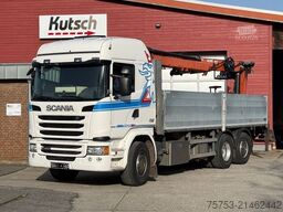 SCANIA G 450 6x2/2 Baustoff + Kran Atlas 186.3