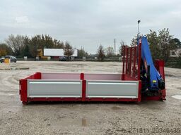 CONTAINER SCARRABILE NUOVO A PIANALE CON GRU