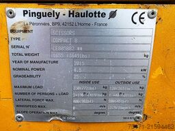 Haulotte Compact 8 Electric, 8.2m Working Height, 350kg Cap